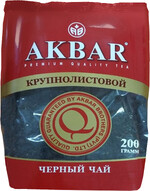 Чай черный Akbar классическая серия красная крупнолистовой 200 г