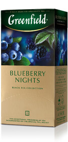 Чай Greenfield Blueberry Nights черный 25 пакетиков по 1.5 г