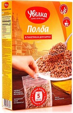 Крупа Увелка пшеничная полба в пакетиках для варки 80г 5шт