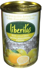 Оливки Liberitas зеленые с лимоном 280 г