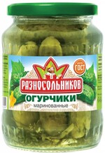 Огурчики Разносольников маринованные 680 г