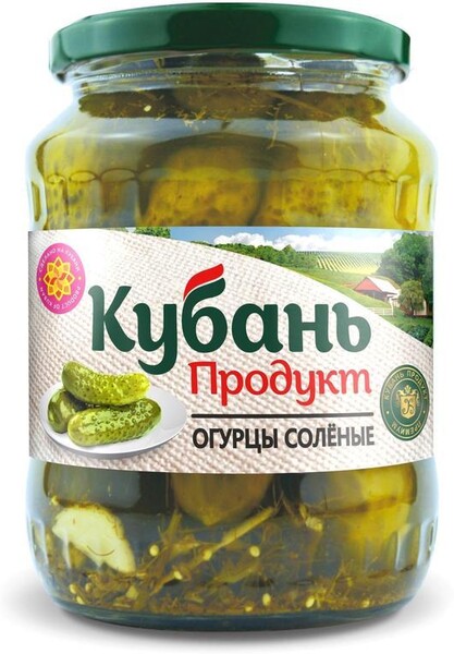 Огурцы Кубань продукт солёные