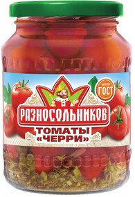 Томаты Разносольников Черри маринованные 680 г