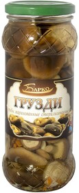 Грибы Барко Грузди отборные в маринаде