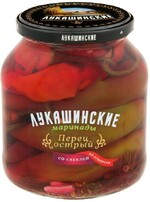 Перец острый марин. по-сочински с зеленью и чесноком 560 г