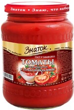Овощные консервы «Знаток Томаты неочищенные в томатной заливке» 680 гр.