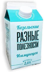Продукт кисломолочный КОЗЕЛЬСКОЕ МОЛОКО с сиропом шиповника Иммуноцея 2,5% без змж Россия, 450 г