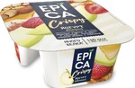 Йогурт Epica Crispy яблоко овсяные хлопья с медом и корицей сушёными яблоками и клубникой 4.8% 138 г