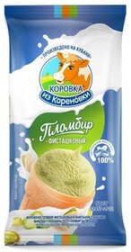 Пломбир фисташковый, Коровка из Кореновки, 70 гр., флоупак