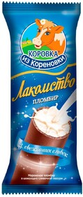 Мороженое Коровка из Кореновки Лакомство пломбир в шоколадно-сливочной глазури 90 г
