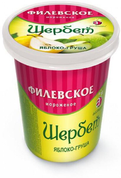 Мороженое Филевское Щербет Яблоко груша