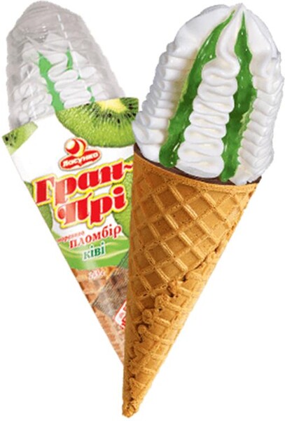 Мороженое Ласунка Рожок Гран-При Киви