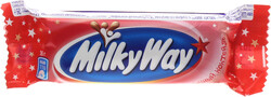 Батончик шоколадный MILKY WAY Клубничный коктейль с клубничным суфле, 26г Россия, 26 г