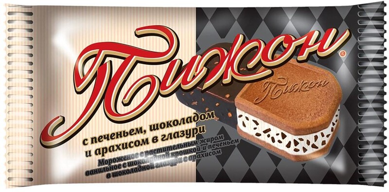 Мороженое Фабрика грез Пижон сэндвич