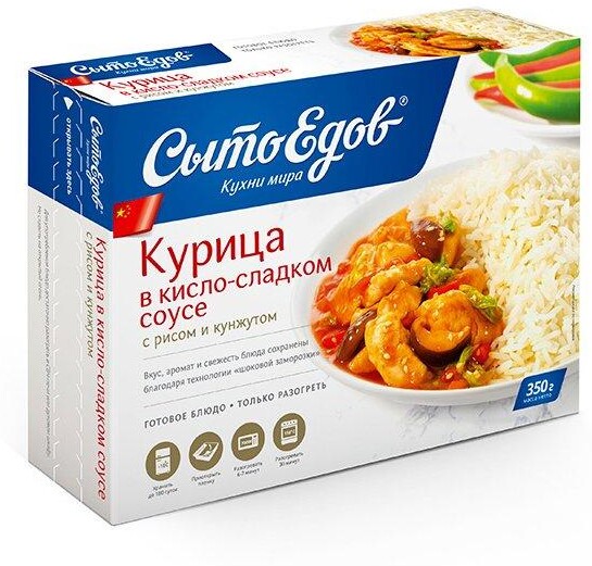 Курица с рисом и кунжутом в кисло-сладком соусе, Сытоедов