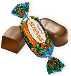 Конфеты шоколадные Красный октябрь Барбарис желейные