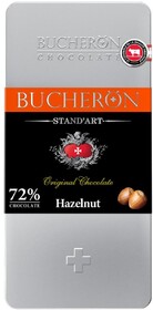 Шоколад горький Bucheron Nuts 72% 100 гр / Горький шоколад Бушерон с орехами 72%