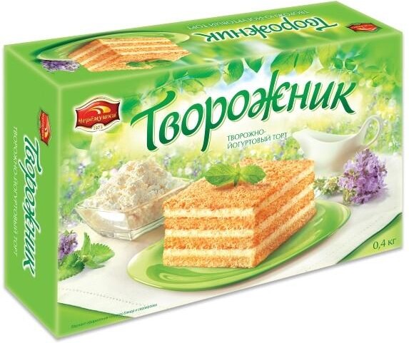 Торт Черемушки Творожник, 400 гр