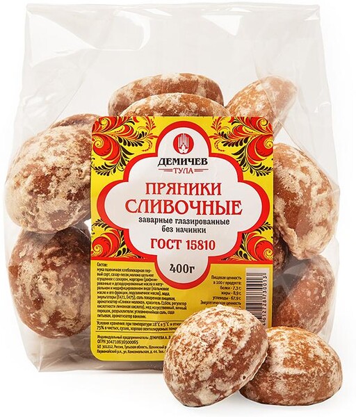 Пряники Демичева сливочные