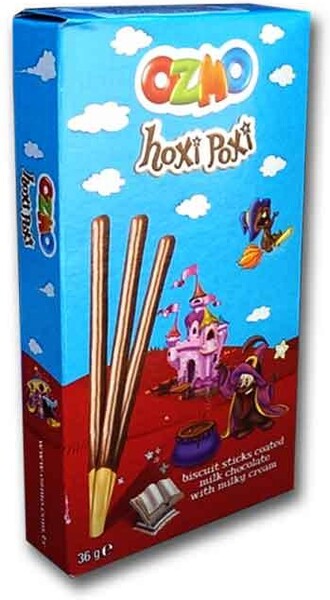 Палочки Ozmo Hoxi-Poxi бисквитные с шоколадом