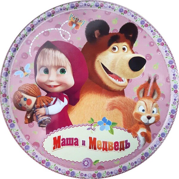 Печенье Сладкая Сказка, Маша и Медведь, 150 гр., ж/б