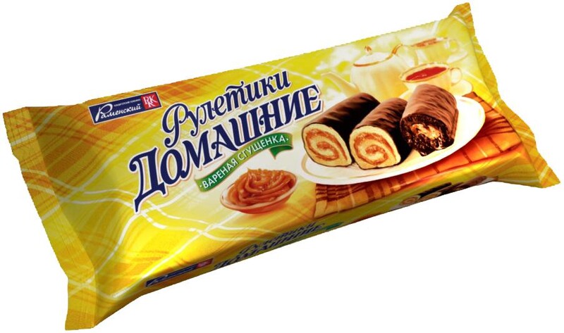 Мини-рулеты Домашний Вареная сгущенка, 150г