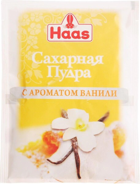 Сахарная пудра Haas с ванилью 80 г