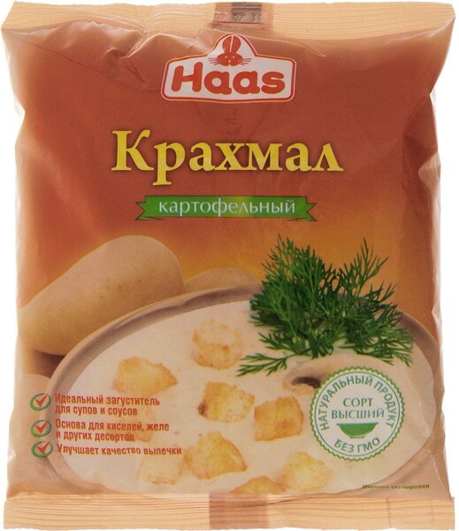 Крахмал HAAS Картофельный, 200 г