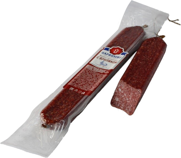 Колбаса сырокопченая Царицыно с кроликом Россия