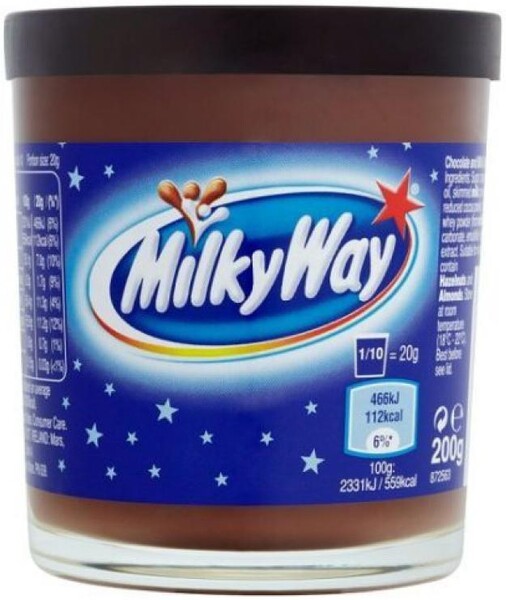 Паста Milky Way с Молочным и Белым Шоколадом 200г