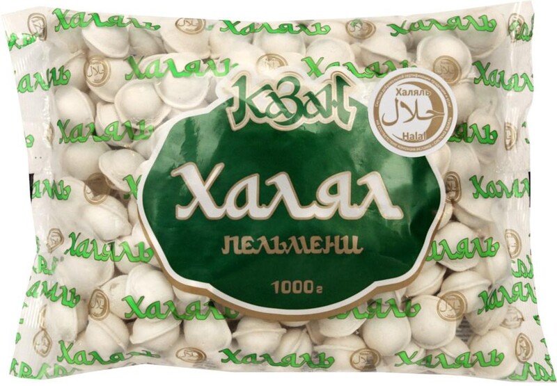 Пельмени Халяль говядина птица, Казан,1 кг.