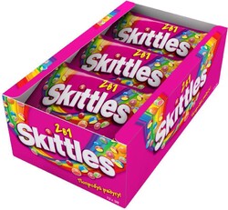 Жевательные конфеты Skittles 2 в 1, 38г