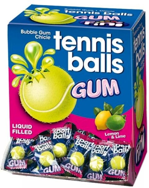 Жевательная резинка Fini Tennis ball Gum
