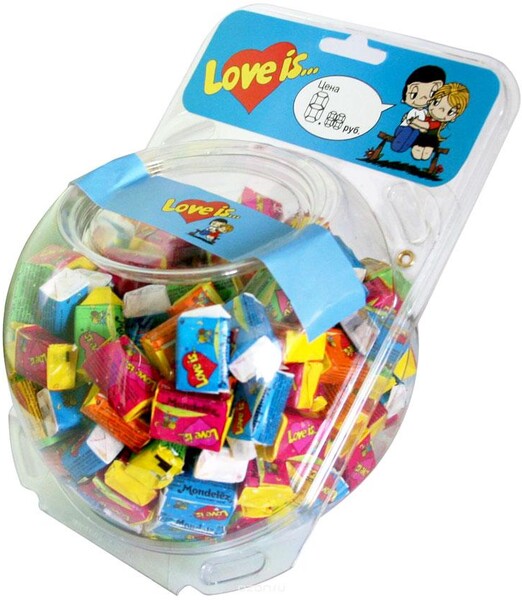 Жевательная резинка love is Сфера, ассорти