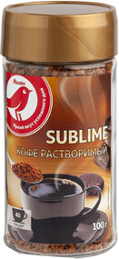 Кофе растворимый АШАН сублимированный, 100 г