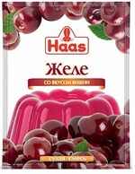 Желе Haas десертное со вкусом вишни, 50 гр., сашет