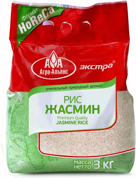 Рис тайский Жасмин Агро-Альянс 3кг