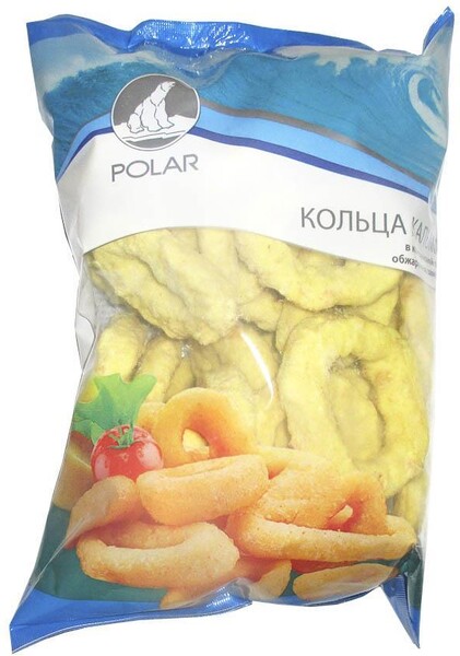 Кольца кальмара в панировке, Polar, 5 кг., флоу-пак