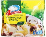 Смесь овощная 4 Сезона Сибирская быстрозамороженная 400 г