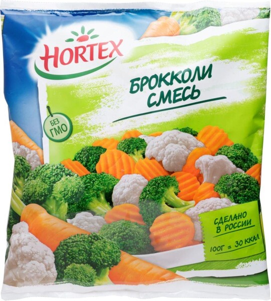 Смесь овощная Hortex Брокколи смесь замороженная 400 г