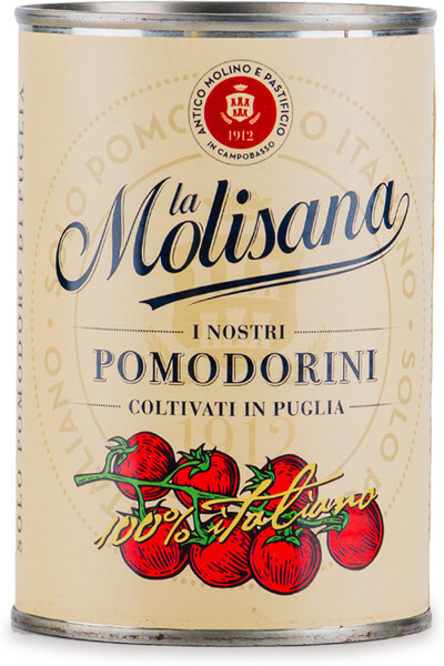 Томаты La Molisana черри в томатном соке 400г ж/б Италия