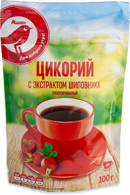 Цикорий растворимый АШАН с экстрактом шиповника, 100 г