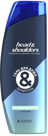 Гель-шампунь для душа HEAD&SHOULDERS, для чувствительной кожи, 360мл Франция