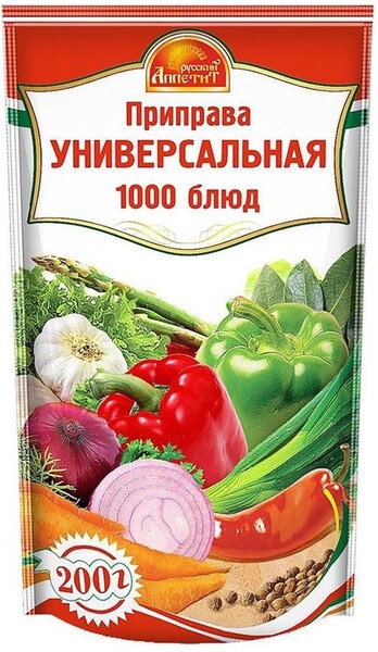 Бакалея Русский аппетит Приправа универсальная 1000 блюд 200 гр.