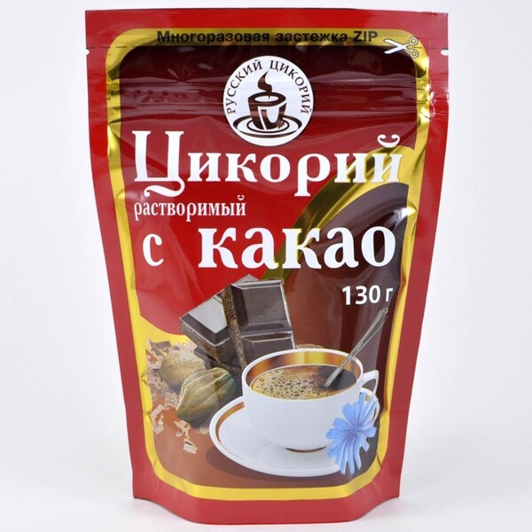 Напитки Русский цикорий цикорий 130 гр. с какао порошок ZIP (12)