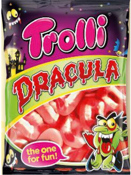 Жевательные конфеты Trolli зубы вампира 