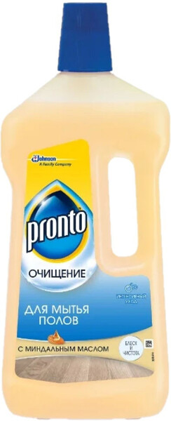 Средство для мытья пола Pronto c миндальным маслом жидкое 750 мл