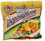 Сухарики пшеничные Воронцовские с сыром, 0.08кг