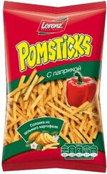 Чипсы Pomsticks картофельные соломкой с паприкой, 40 гр., флоу-пак