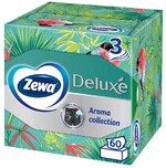 Салфетки бумажные Zewa Deluxe Арома Коллекция косметические 3 слоя, 60 шт